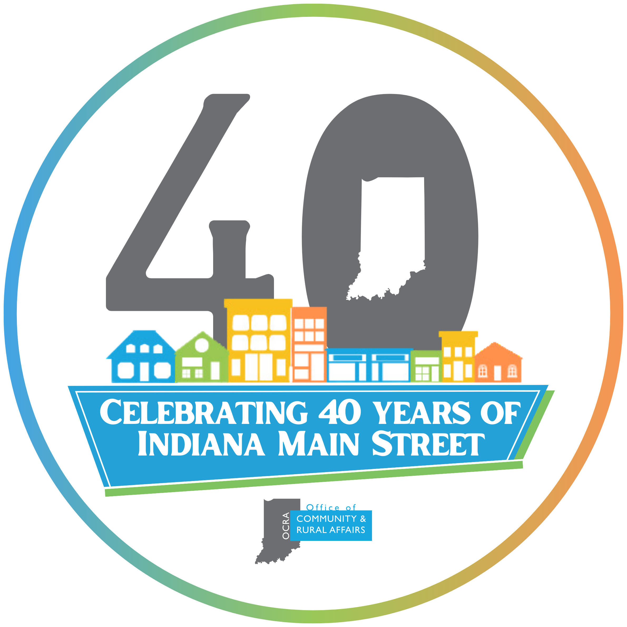 mainstreet 40th anniversary logo