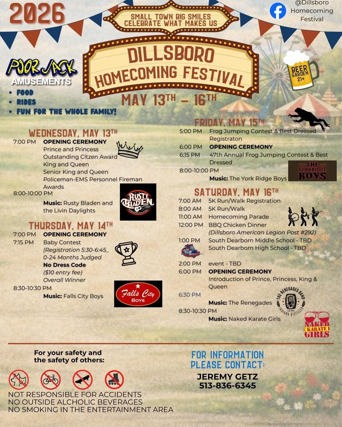 homecoming 2026 schedule