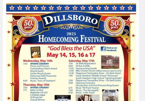 2025 Dillsboro Homecoming
