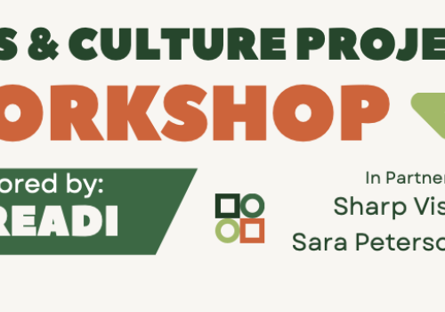 arts and culture workshop poster